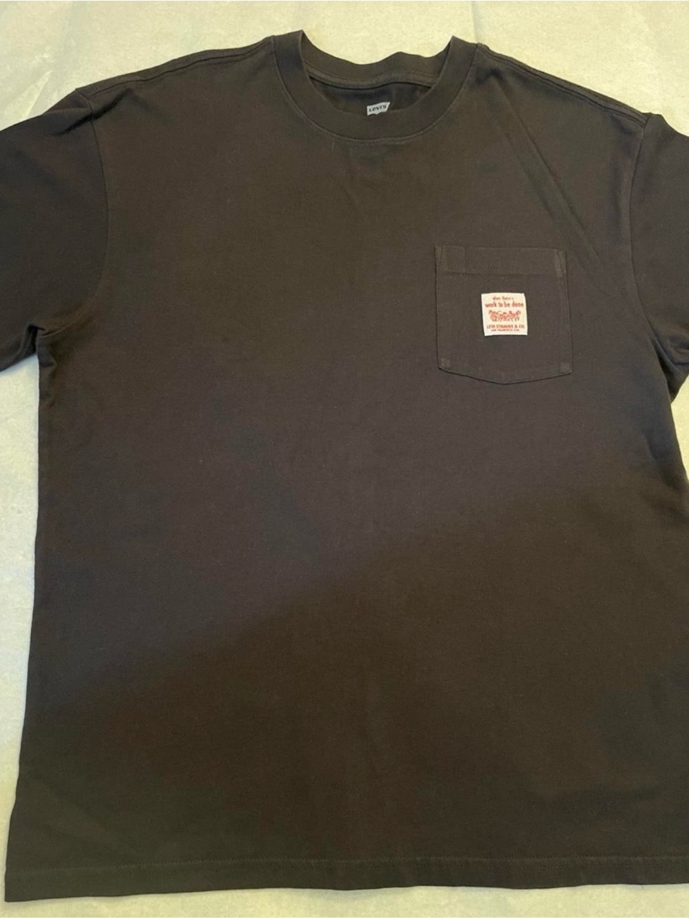 Levi's Black Pocket Crewneck T-Shirt